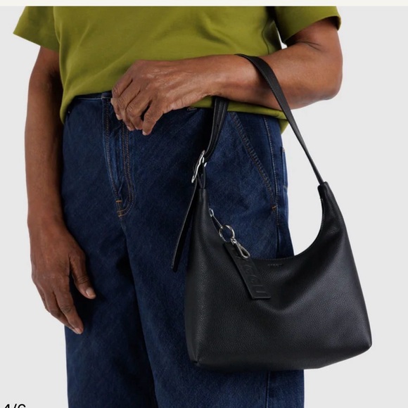 Baggu Mini Recycled Leather Shoulder Bag - Picture 6 of 9